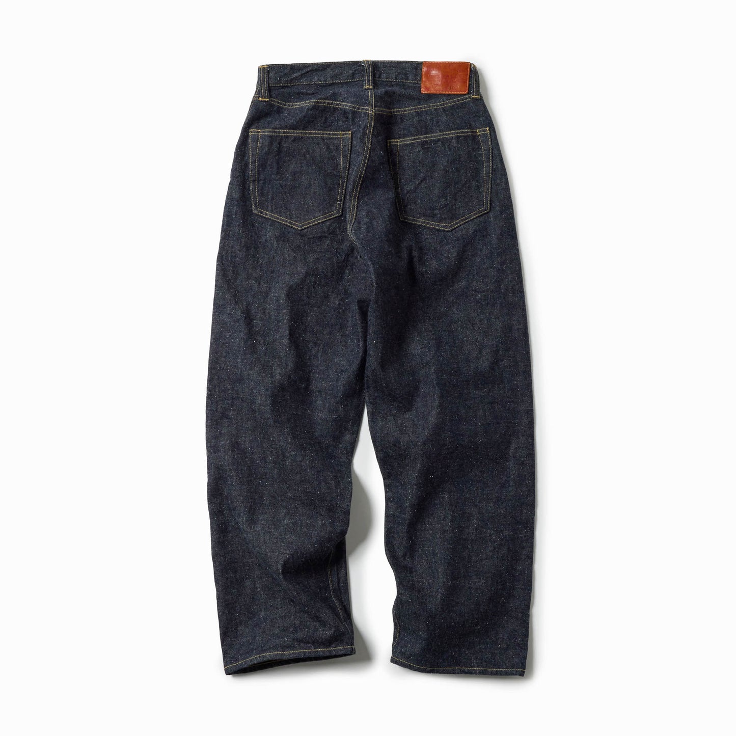 2025年11月29日入荷予定 / GL42579A / RECYCLED WASTE SUVIN COTTON YARN 14oz. DENIM 5POCKET WIDE PANTS