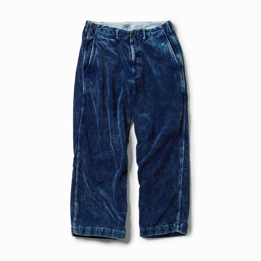 GL42582 / 9W INDIGO CORDUROY TROUSERS