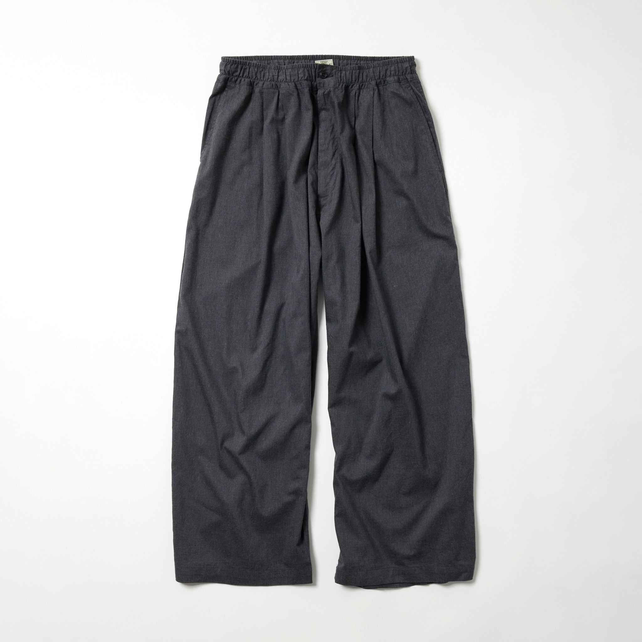 GL42617 / COTTON ×SILK NEL 2TUCK EASY WIDE PANTS – gold