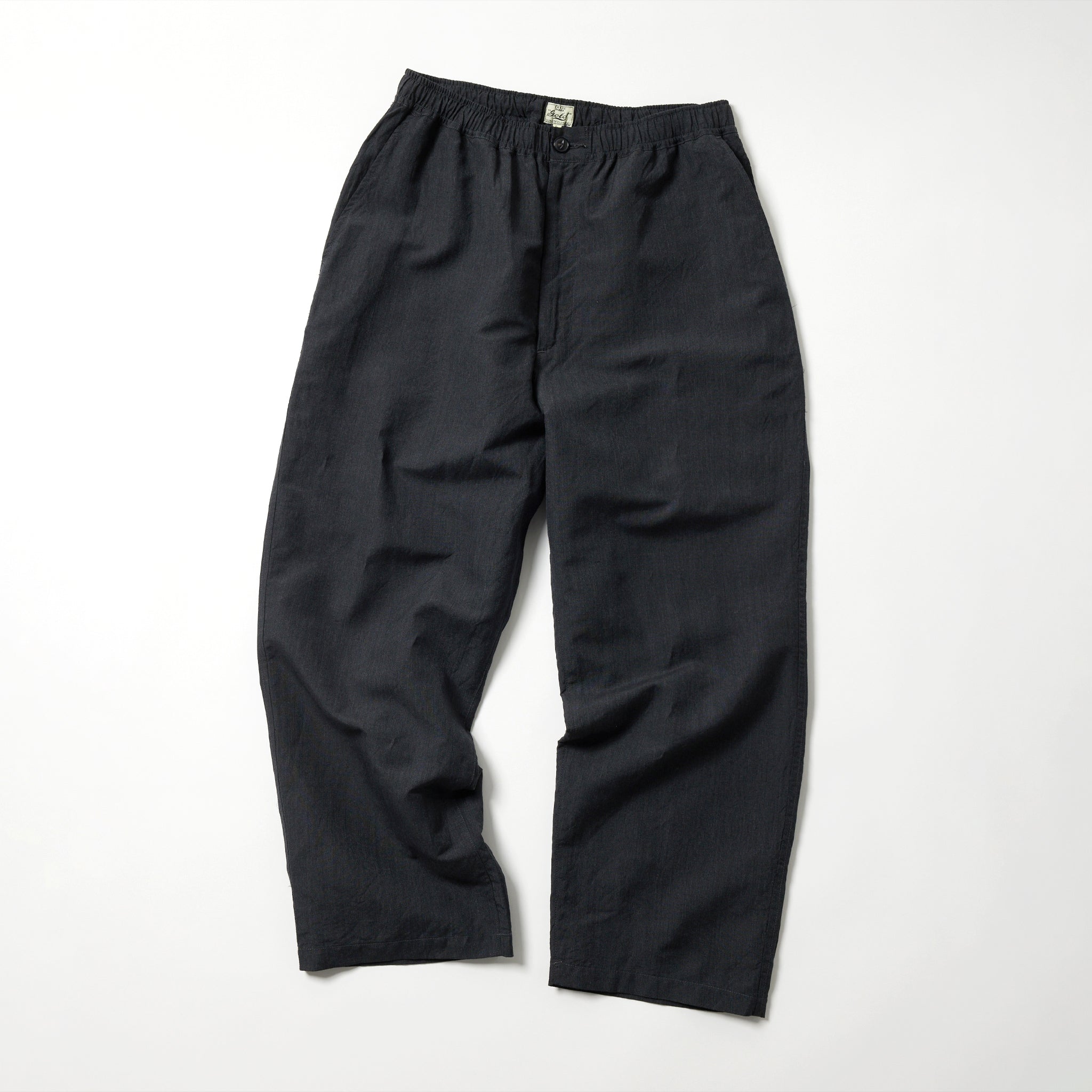 GL42618 / LINEN × WOOL TROPICAL EASY PANTS – gold