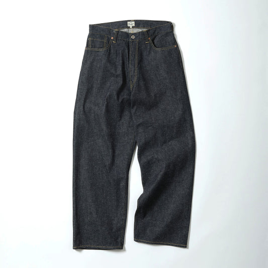 2026年1月2日入荷 / GL42620 / RECYCLED WASTE SUVIN COTTON YARN 11.5oz. DENIM 5POCKET WIDE PANTS WWⅡ MODEL