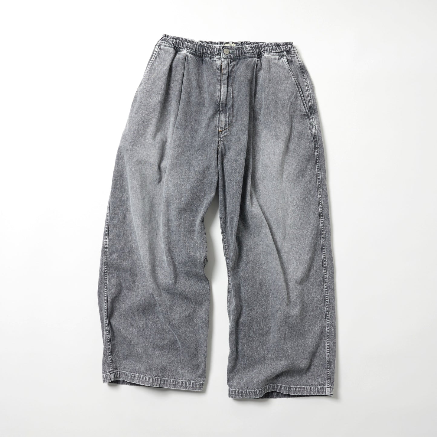 2026年6月13日入荷予定  / GL42624H / RECYCLED WASTE SUVIN COTTON YARN 10oz. JELT DENIM EASY WODE PANTS BLEACH WASHED
