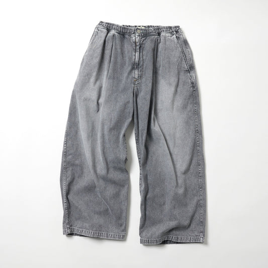 2026年6月13日入荷予定  / GL42624H / RECYCLED WASTE SUVIN COTTON YARN 10oz. JELT DENIM EASY WODE PANTS BLEACH WASHED