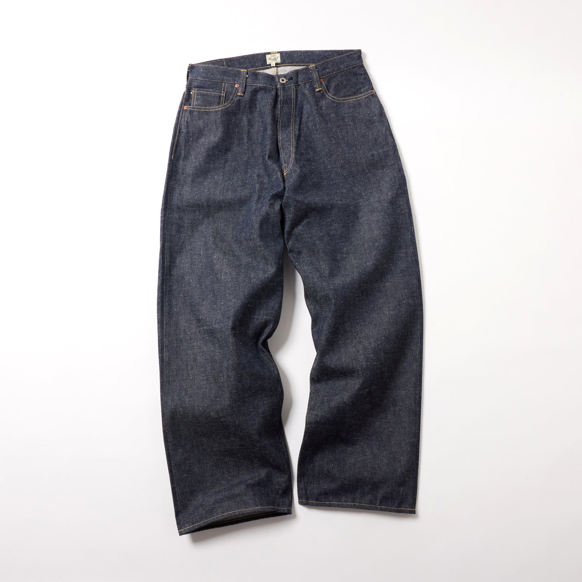 2026年9月19日入荷予定 / GL42675N / RECYCLED WASTE SUVIN COTTON YARN 14oz. DENIM 5POCKET WIDE PANTS WWⅡ MODEL
