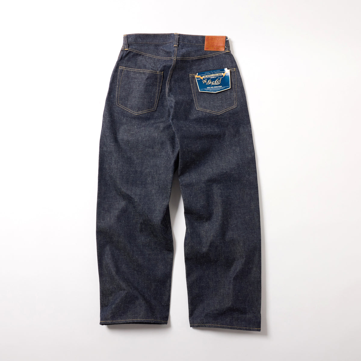 2026年9月19日入荷予定 / GL42675N / RECYCLED WASTE SUVIN COTTON YARN 14oz. DENIM 5POCKET WIDE PANTS WWⅡ MODEL