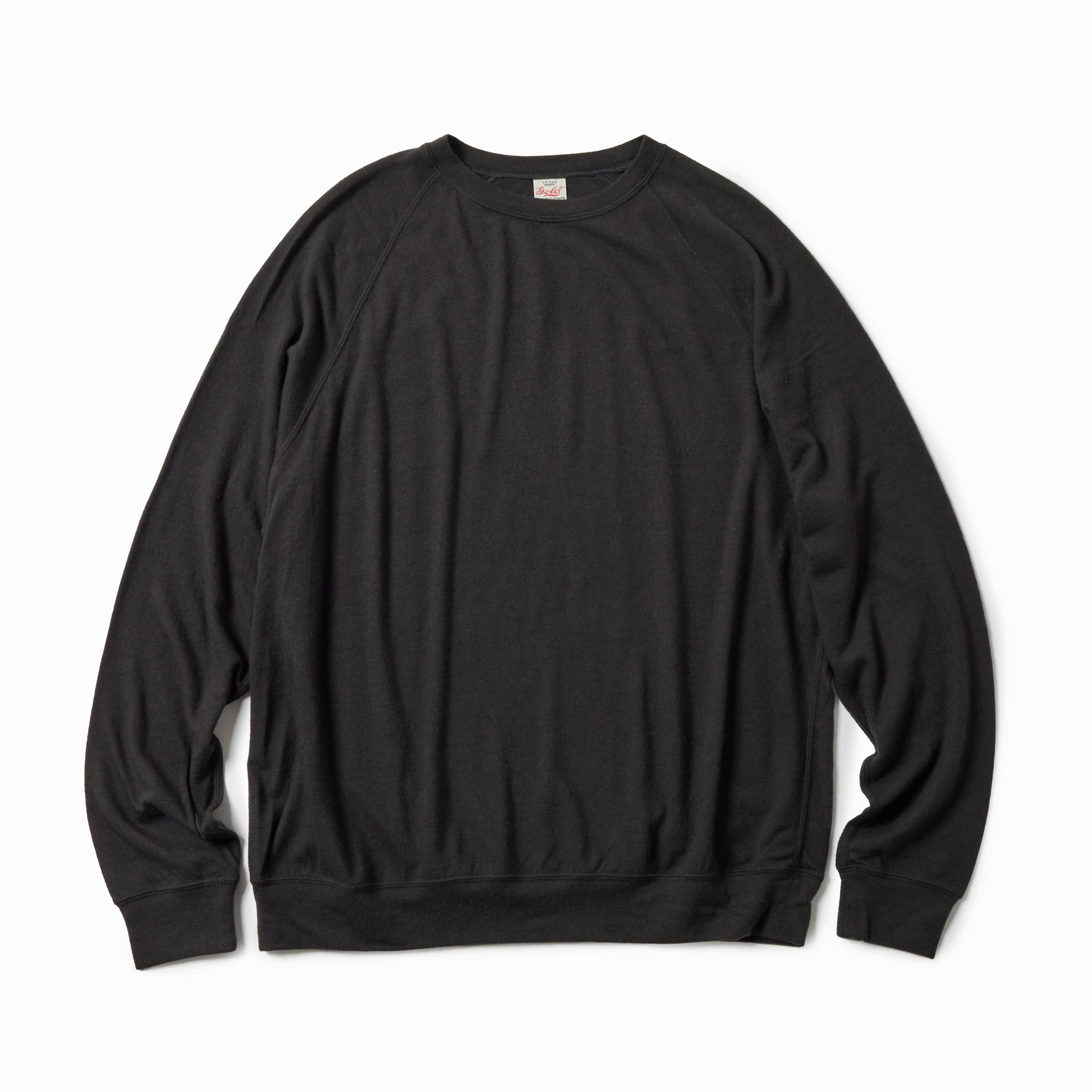 GL69413 / WASHBLE WOOL SUPER 140's RAGLAN CREW NECK SHIRT – gold