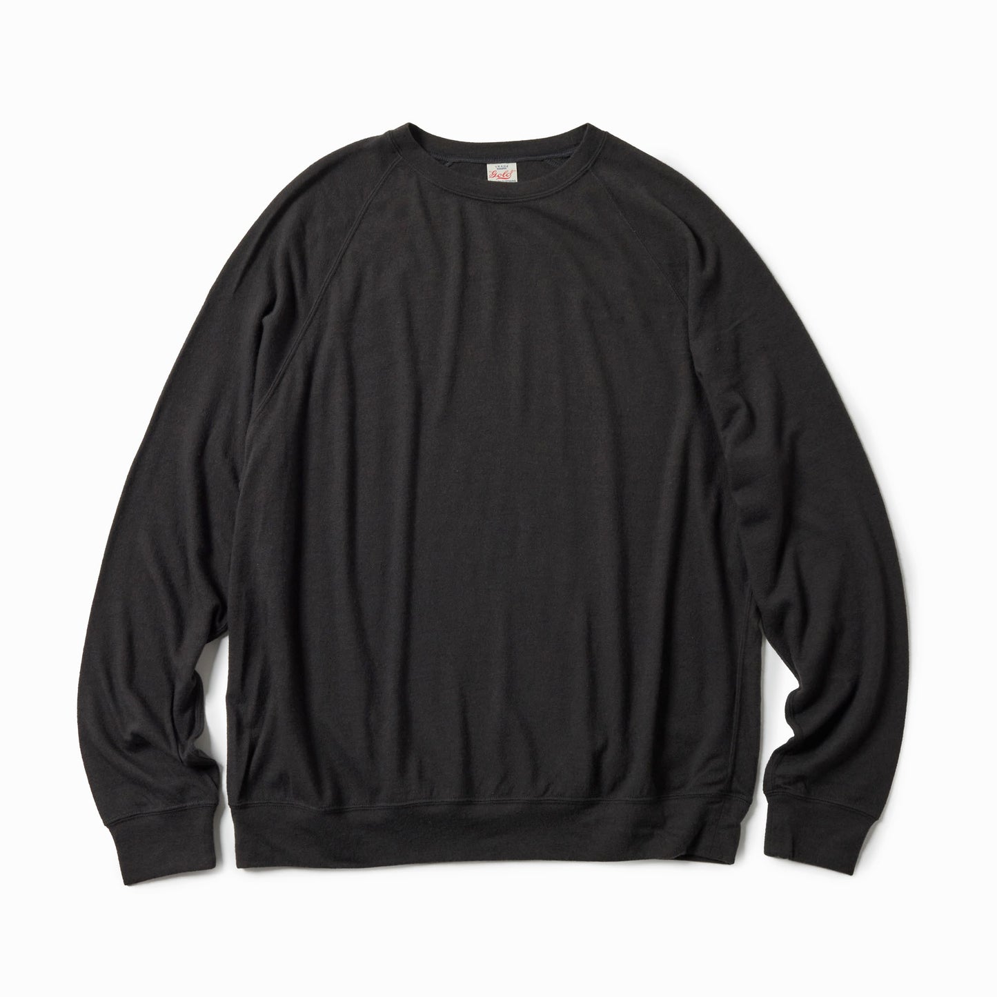 GL69413 / WASHBLE WOOL SUPER 140's RAGLAN CREW NECK SHIRT