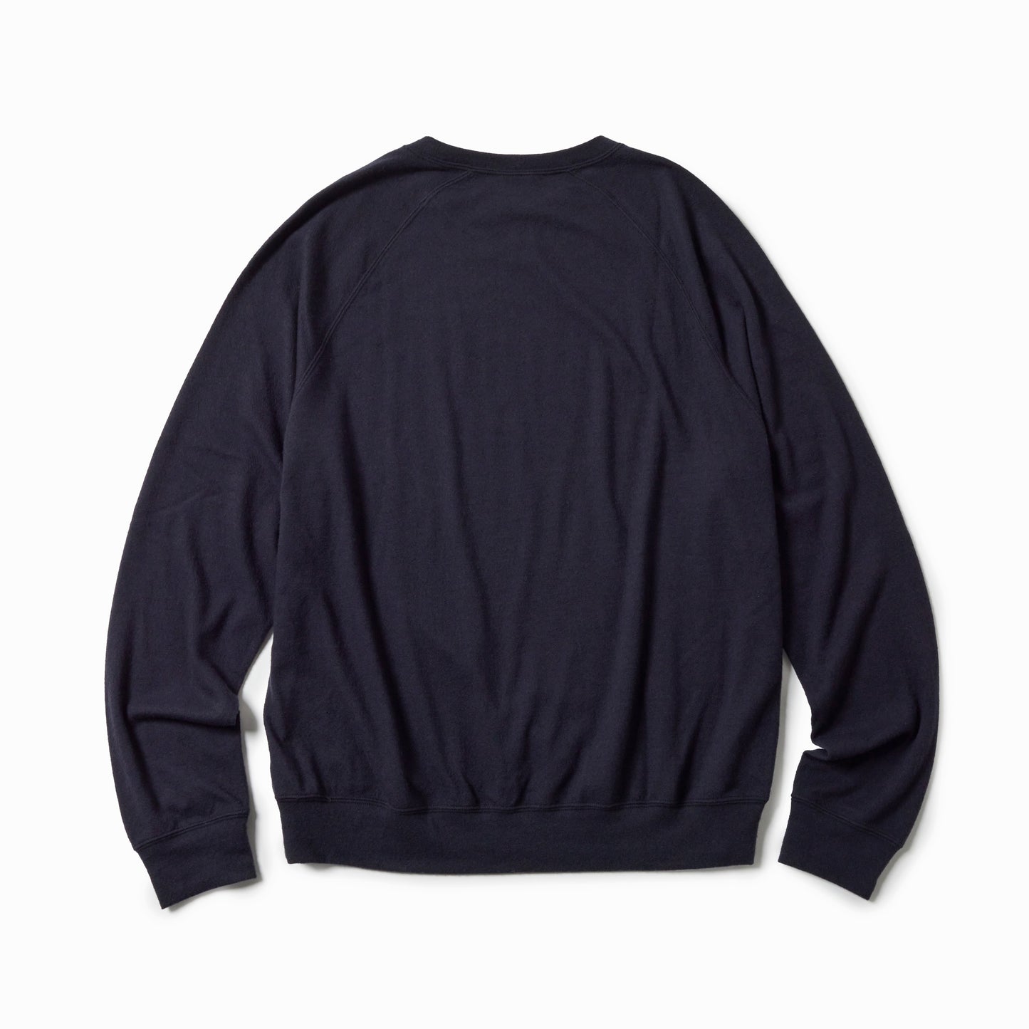 GL69413 / WASHBLE WOOL SUPER 140's RAGLAN CREW NECK SHIRT