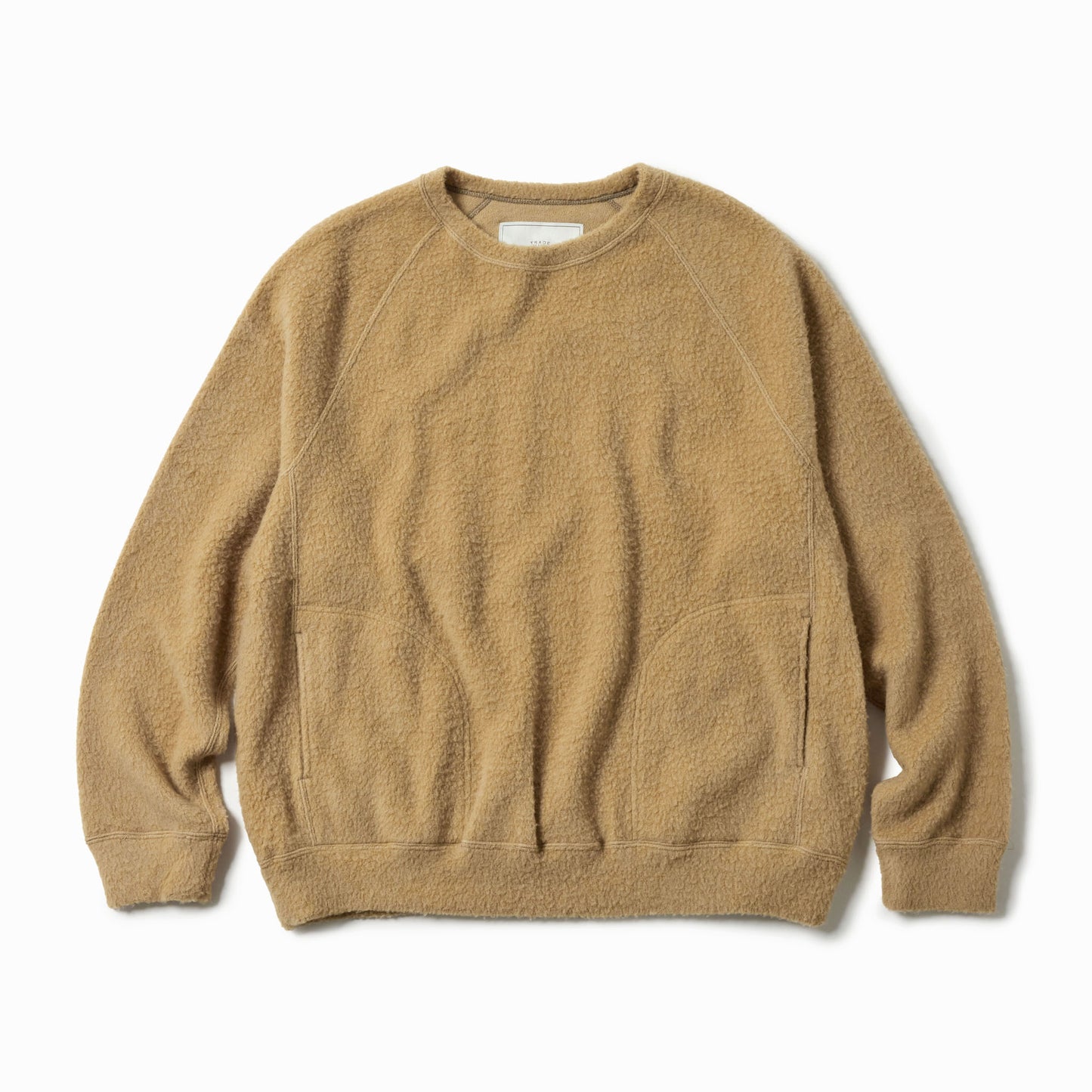 2025年11月1日入荷予定 / GL69593 / WOOL SUPER 140's FLEECE RAGLAN CREW NECK SHIRT